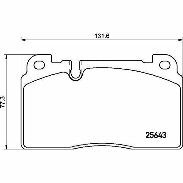 Pagid Brakes Disc Brake Pad, 355021331 355021331